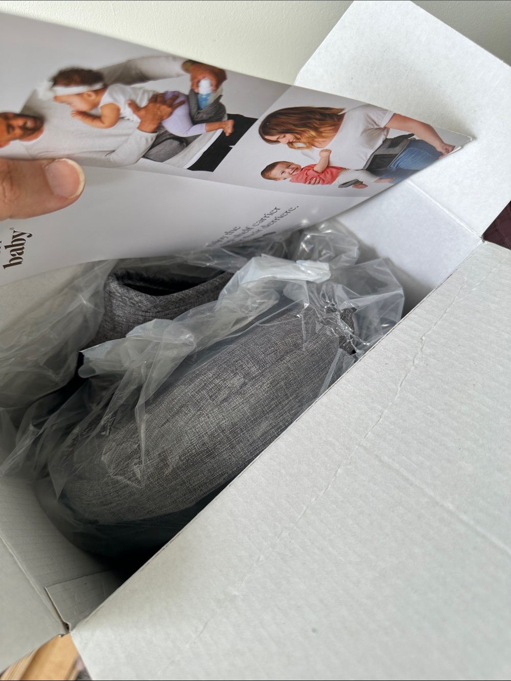 Tush Baby Grey Strapless Baby Hipseat - Picture 6 of 6